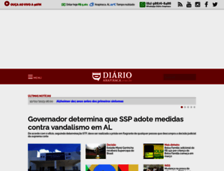 diariodearapiraca.com.br screenshot