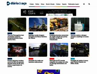 diariodoaco.com.br screenshot
