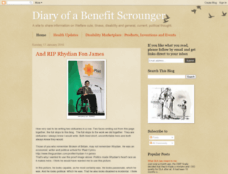 diaryofabenefitscrounger.blogspot.co.uk screenshot