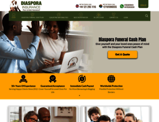 diasporainsurance.com screenshot