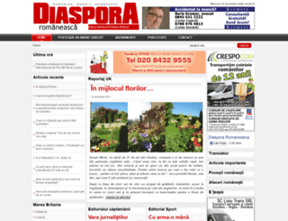 diasporaro.com screenshot