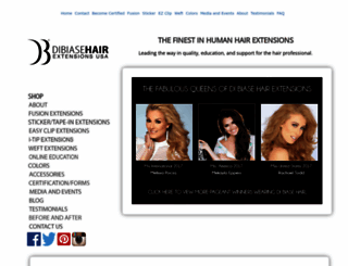 dibiasehairusa.com screenshot