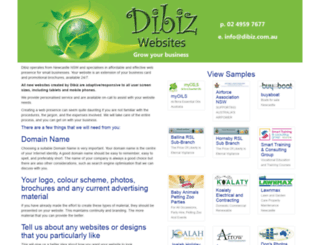 dibiz.net.au screenshot
