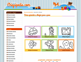 dibujar.chiquipedia.com screenshot