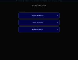 dicadaka.com screenshot