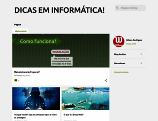 dicaseminformatica.blogspot.com.br screenshot