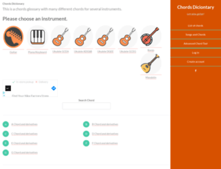 diccionariodeacordes.com screenshot