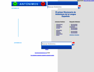 diccionariodeantonimos.com screenshot