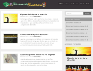 diccionarioesoterico.com screenshot