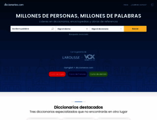 diccionarios.com screenshot