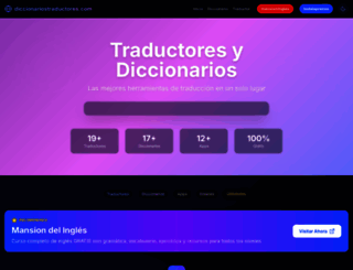 diccionariostraductores.com screenshot