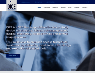 dice-cro.com screenshot