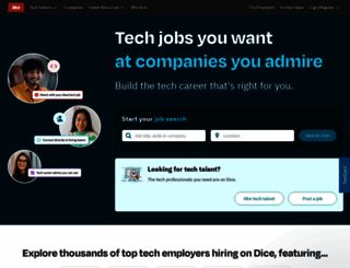 dice.com screenshot