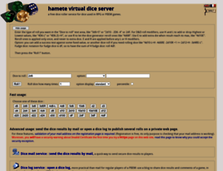 dicelog.com screenshot