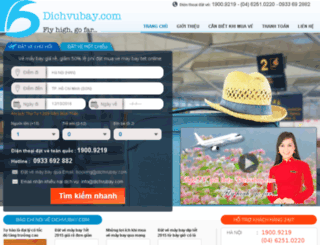 dichvubay.com screenshot