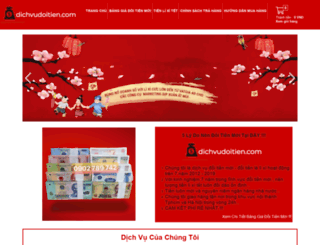 dichvudoitien.com screenshot