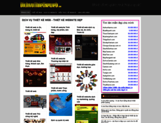 dichvuthietkeweb.com screenshot