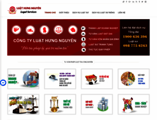 dichvutuvanluat.com screenshot