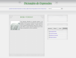 dicionariodeexpressoes.com.br screenshot