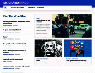 dicionariorapido.com.br screenshot