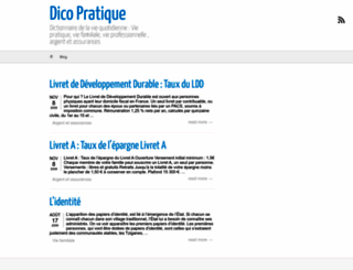 dico-pratique.com screenshot