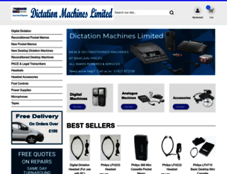 dictation-machines.com screenshot