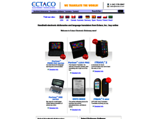 dictionaries.ectaco.com screenshot