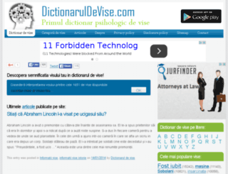 dictionaruldevise.com screenshot