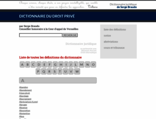 dictionnaire-juridique.com screenshot