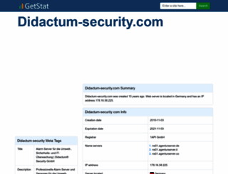 didactum-security.com.getstat.site screenshot
