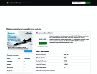 didactum-security.com.siteindices.com screenshot