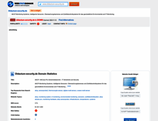 didactum-security.de.webstatsdomain.org screenshot