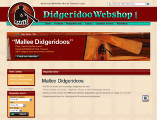 didgeridoowebshop.com screenshot