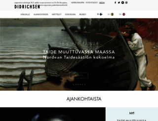 didrichsenmuseum.fi screenshot