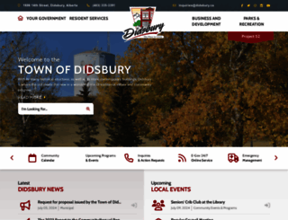 didsbury.ca screenshot