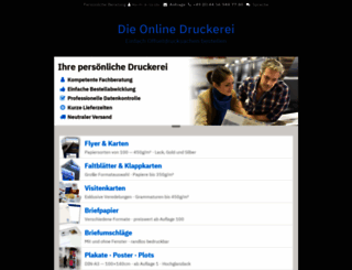 die-online-druckerei.com screenshot