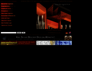 die-orgelseite.de screenshot