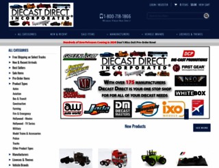 diecastdirect.com screenshot
