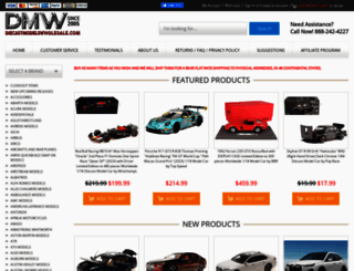 diecastmodelswholesale.com screenshot