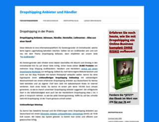 diedropshippinganbieter.de screenshot