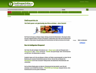 dieeinsparinfos.de screenshot