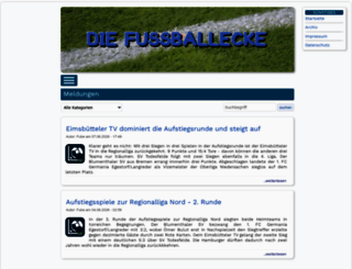 diefussballecke.de screenshot