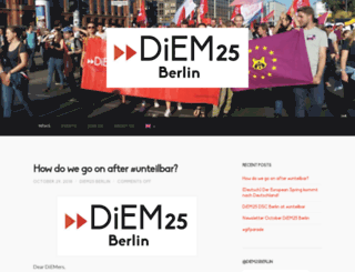 diem25berlin.org screenshot