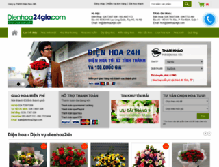 dienhoa24gio.com screenshot