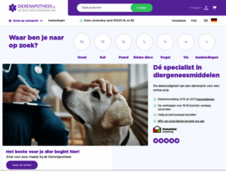dierenapotheek.nl screenshot