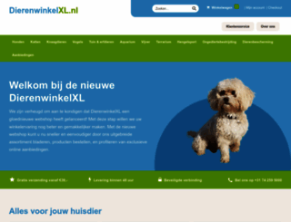 dierenwinkelxl.nl screenshot