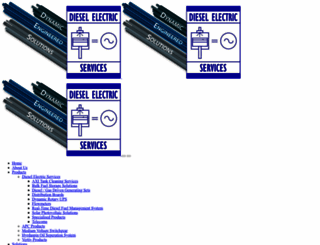 dieselelectricservices.co.za screenshot