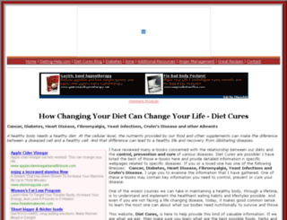 diet-cures.dieting-help.com screenshot