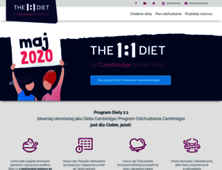 dieta-cambridge.pl screenshot