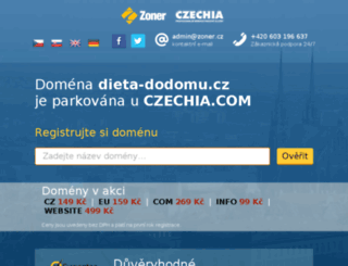 dieta-dodomu.cz screenshot
